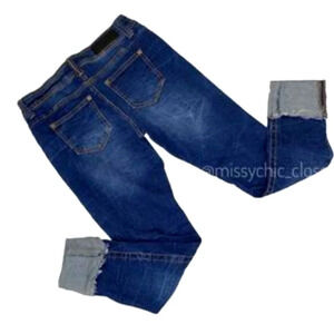 rue21 dark wash low rise skinny jeans